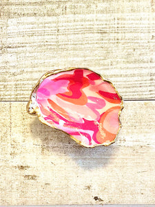 Decoupage Oyster Shells: Lily Pulitzer Collection