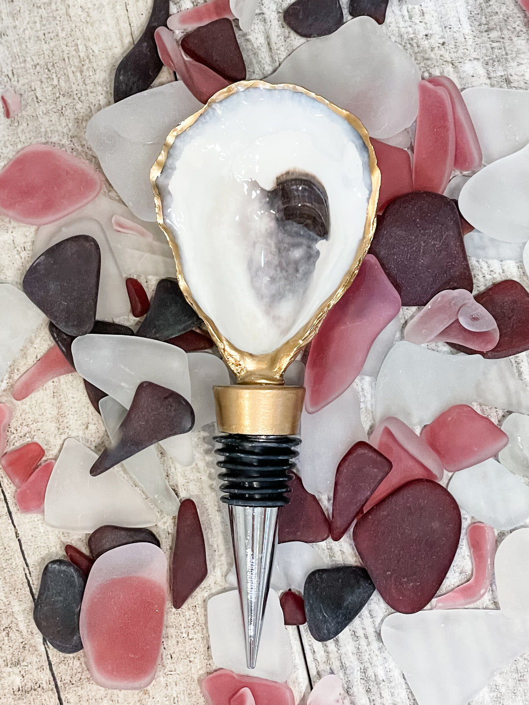 Oyster Shell Bottle Stopper