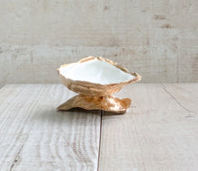 Load image into Gallery viewer, “We Do” Gold Oyster Shell Ring Dish
