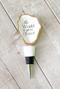 Oyster Shell Bottle Stopper
