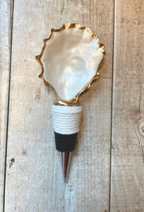 Custom Oyster Shell Bottle Stopper