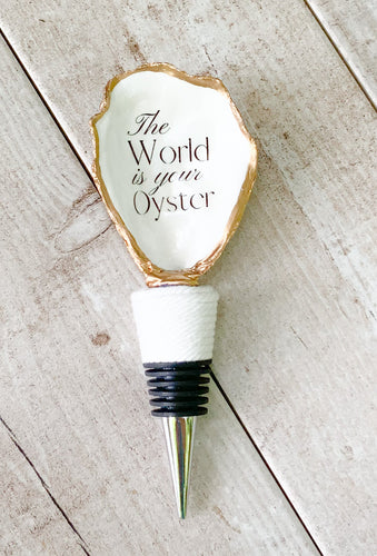 Oyster Shell Bottle Stopper