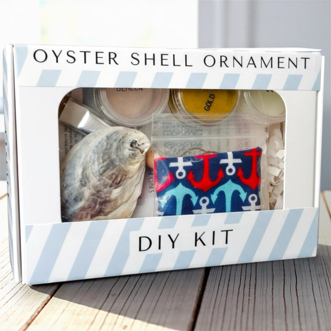 -SPECIAL HOLIDAY OFFER- DIY Oyster Shell Ornament Kit