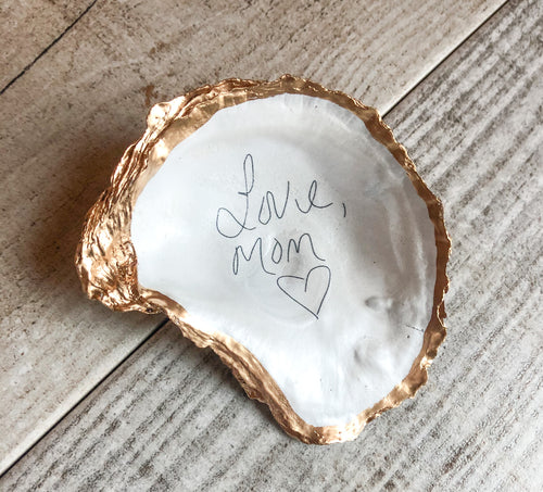 Customized Oyster Shell Trinket Dish