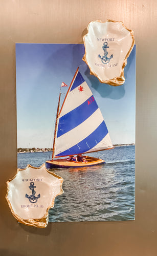 Personalized Oyster Shell Magnet