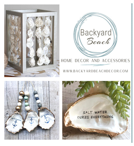 Backyard Beach Oyster Shell Home Decor and Accessories Gift Card