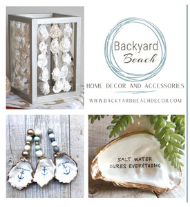 Backyard Beach Oyster Shell Home Decor and Accessories Gift Card