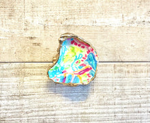 Load image into Gallery viewer, Decoupage Oyster Shells: Lily Pulitzer Collection